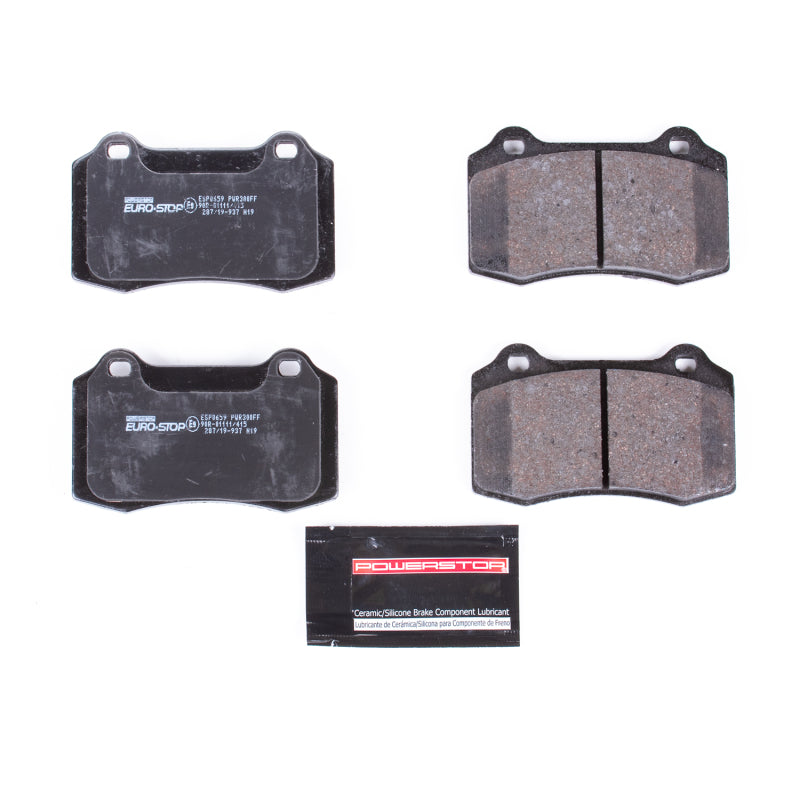 Power Stop 04-07 Volvo V70 Euro-Stop ECE-R90 Rear Brake Pads Brake Pads - OE PowerStop