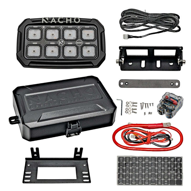 Nacho Lighting 8-Switch Auxiliary Accessory Control System Wiring Connectors Nacho Offroad Technology
