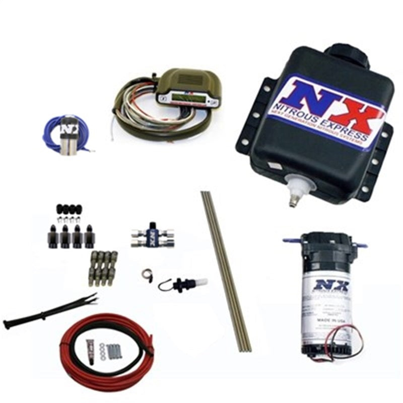 Nitrous Express Direct Port Water Injection 4 Cyl Stage 2 w/Hardlines Water Meth Kits Nitrous Express