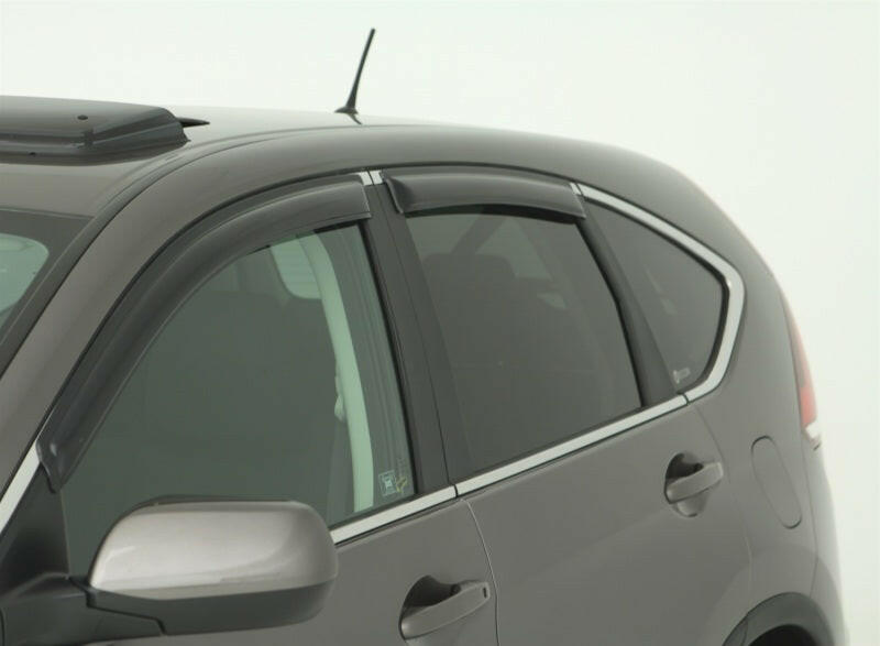 AVS 12-16 Honda CR-V Ventvisor Outside Mount Window Deflectors 4pc - Smoke Wind Deflectors AVS