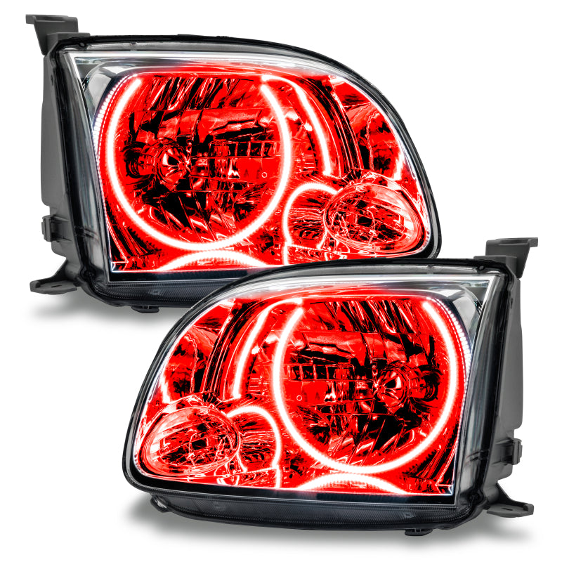 Oracle Lighting 0506 Toyota Tundra Regular/Accessible PreAssembled Halo Headlights Red Headlights ORACLE Lighting