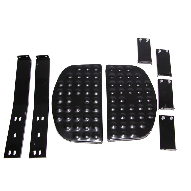 Omix Side Step Kit Black Universal Application Side Steps OMIX