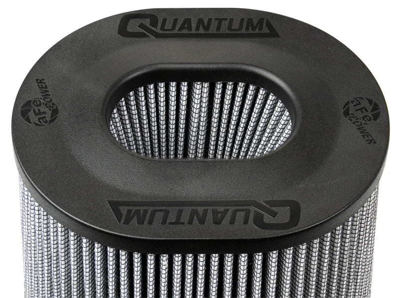 aFe QUANTUM Intake Rplcmnt Air Filter (5-1/2x4-1/4)IN F x(8-1/2x7-1/4)IN B x(5-3/4x4-1/2)IN T x9IN H Air Filters - Universal Fit aFe