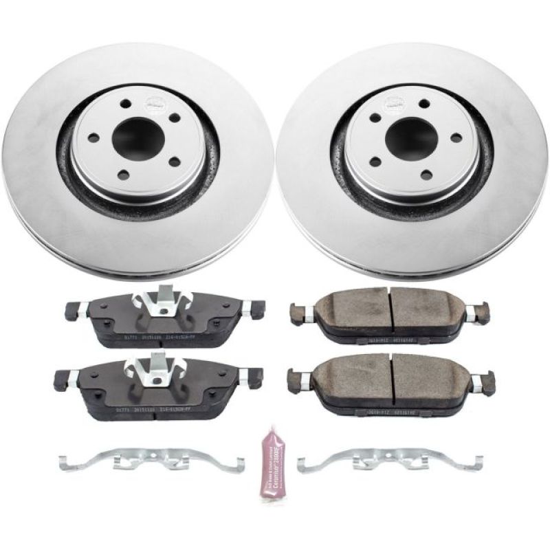 Power Stop 15-18 Ford Focus Front Z17 Evolution Geomet Coated Brake Kit Brake Kits - Performance Blank PowerStop