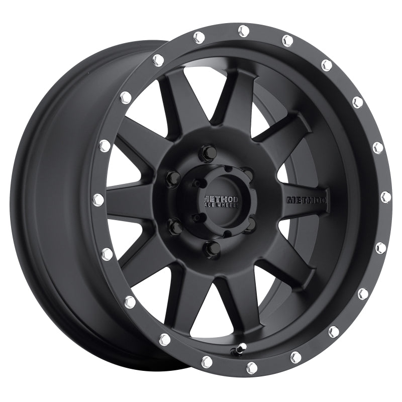 Method MR301 The Standard 17x8.5 0mm Offset 6x135 94mm CB Matte Black Wheel Wheels - Cast Method Wheels