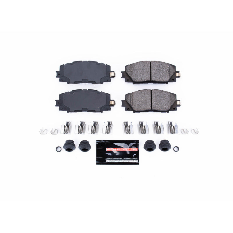 Power Stop 2013 Scion iQ Front Z23 Evolution Sport Brake Pads w/Hardware Brake Pads - Performance PowerStop