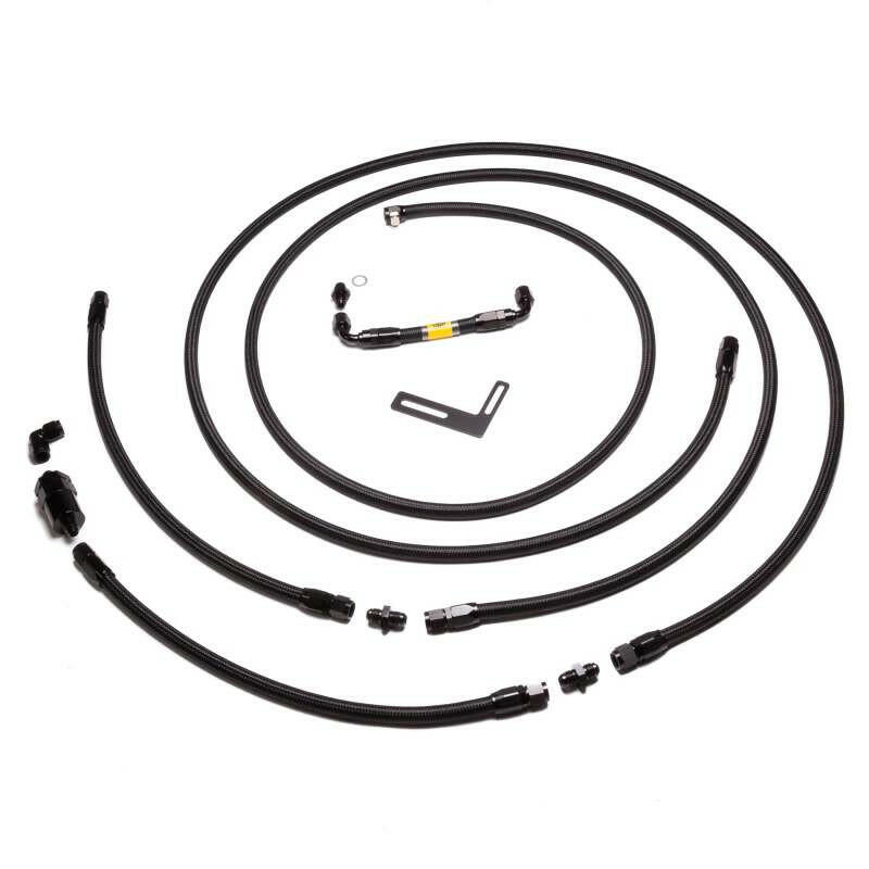 Chase Bays 83-87 Toyota AE86 Corolla (w/Beams 3S-GE) Front to Rear AN Fuel Line Kit Fuel Lines Chase Bays