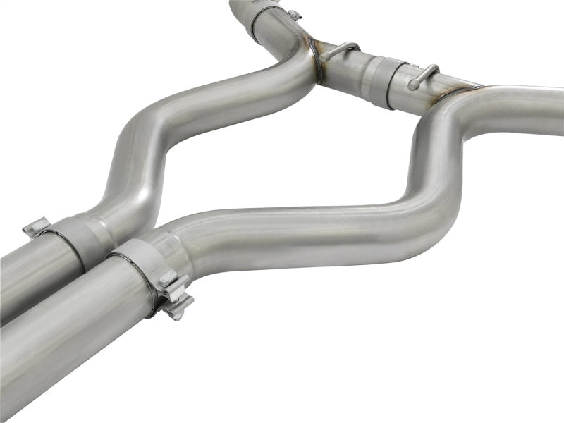aFe MACHForce XP 3in Sport Tone Cat-Back Exhausts w/ Polished Tips 15-17 Ford Mustang V6/V8 Catback aFe
