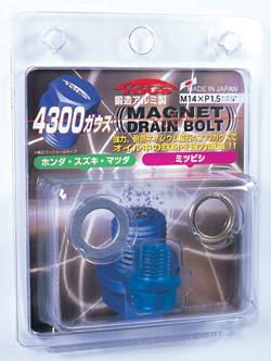 Project Kics Toyota/Daihatsu/Nissan Red Magnetic Drain Bolt - M12X1.25 Drain Plugs Project Kics