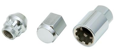 Project Kics OPEN Chrome Bullock - 12X1.25 Lug Nuts Project Kics