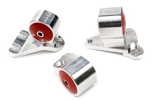 Innovative 96-00 Civic B/D Series Silver Aluminum Mounts 85A Bushings (2 Bolt) Engine Mounts Innovative Mounts