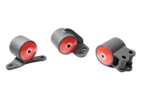 Innovative 88-91 Civic B-Series Black Steel Mounts 75A Bushings (Cable) Engine Mounts Innovative Mounts