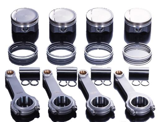 HKS Ni Piston Kit RB26 87 S2 Piston Sets - Forged - 4cyl HKS