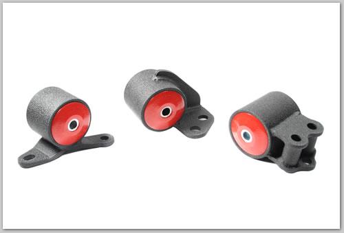 Innovative 92-95 Civic B/D Series Black Steel Mounts 75A Bushings (3 Bolt) Engine Mounts Innovative Mounts
