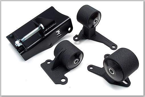 Innovative 94-01 Integra H-Series Black Steel Mounts 60A Bushings Engine Mounts Innovative Mounts