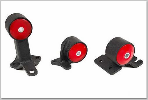 Innovative 88-91 Civic B-Series Black Steel Mounts 75A Bushings (Cable) Engine Mounts Innovative Mounts