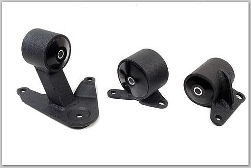 Innovative 92-96 Prelude F-Series/H-Series Black Steel Mounts 75A Bushings Engine Mounts Innovative Mounts