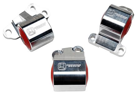Innovative 92-95 Civic B/D Series Silver Aluminum Mounts 85A Bushings (2 Bolt) Engine Mounts Innovative Mounts