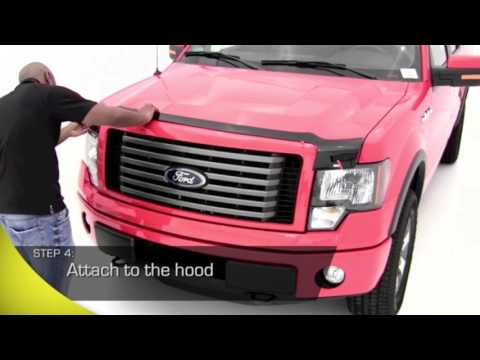 AVS 20-22 Toyota Highlander Aeroskin Low Profile Hood Shield - Smoke Hood Deflectors AVS